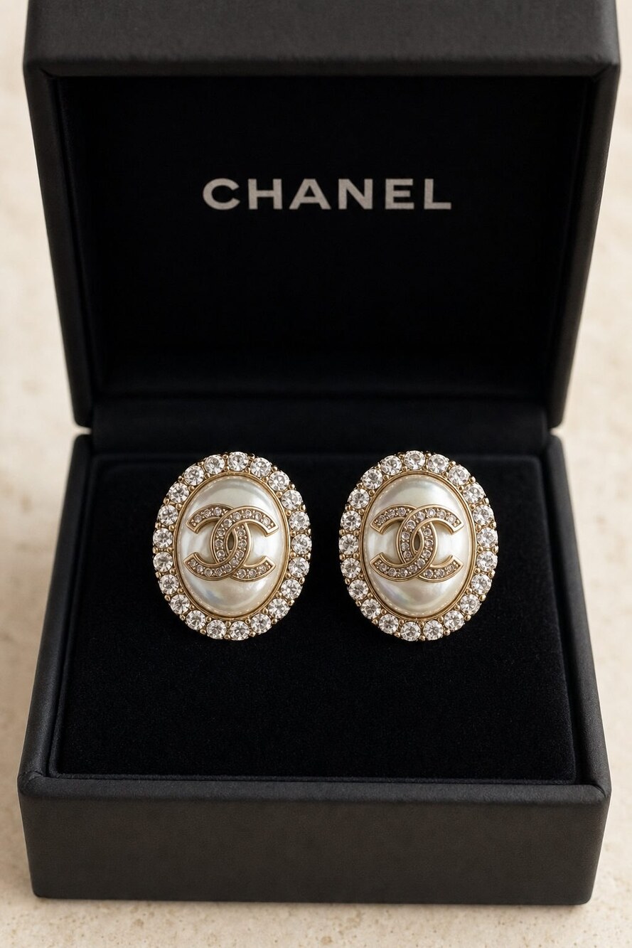 CHANEL Classic Parisian Earrings Style 34 | New with Box - Picture 3 of 9